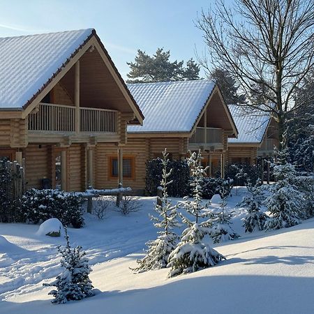 Boomstamhuis High Chaparral Oorsbeek Esterno foto