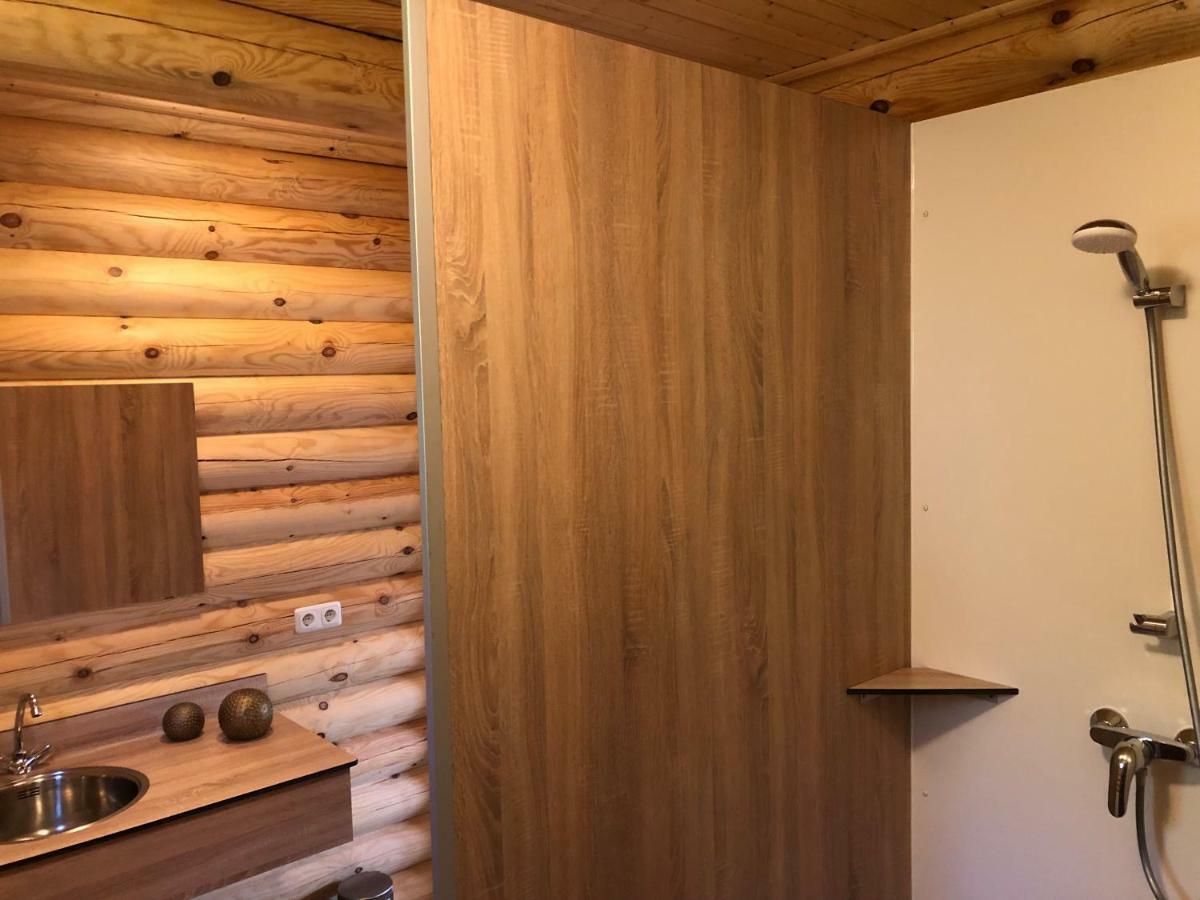 Boomstamhuis High Chaparral Oorsbeek Esterno foto