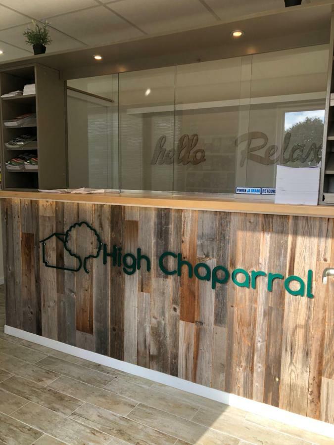 Boomstamhuis High Chaparral Oorsbeek Esterno foto